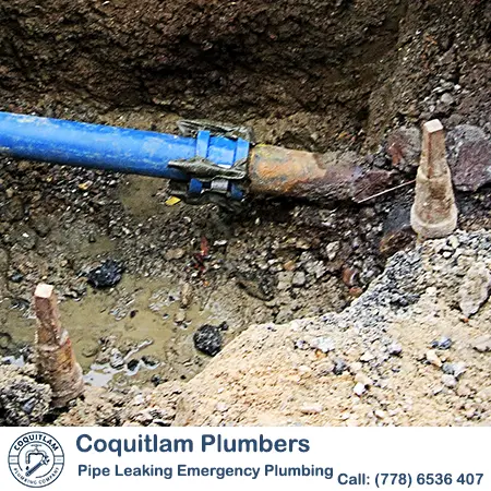 Underground pipe leaking emergency